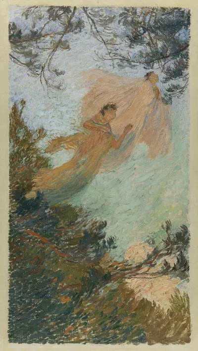 Les Muses by Анри Мартен, 1899 — digital art print download