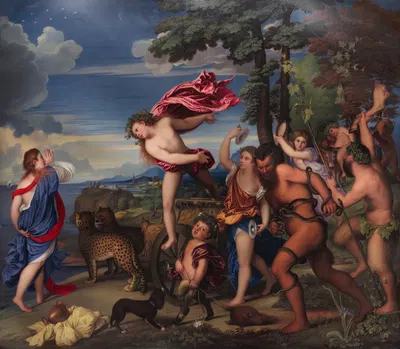 Bacchus and Ariadne by Генри Бон, 1808 — digital art print download