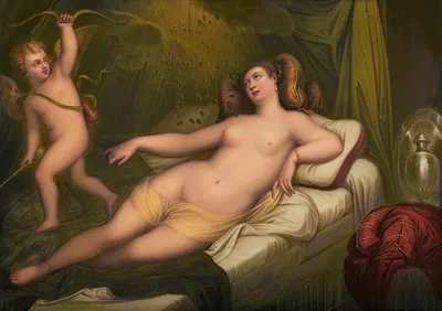 Danaë, after Titian by Henry Bone, 1812 — digital art print download