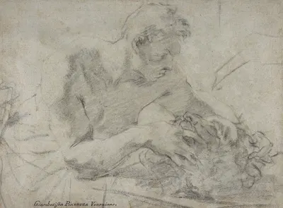David With the Head of Goliath by Джованни Баттиста Пьацетта, 1682–1754 — digital art print download