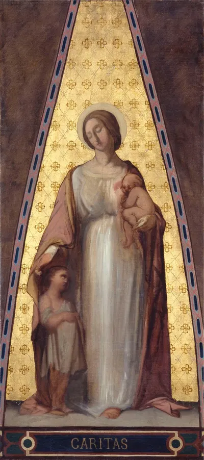 Caritas by Jean-François Brémond, 1843 — digital art print download