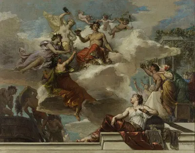 Le triomphe de Bacchus by Алексис-Жозеф Мазероль, 1880 — digital art print download