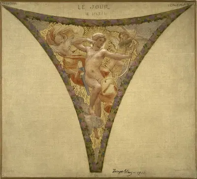 Le Jour – le Soleil ; Messidor – Vendémiaire by Joseph Blanc, 1901 — digital art print download