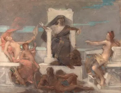 Le Destin by Леон Франсуа Комерр, 1884 — digital art print download