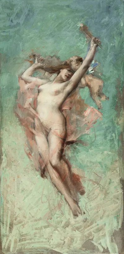 Le jour by Léon François Comerre, 1884 — digital art print download