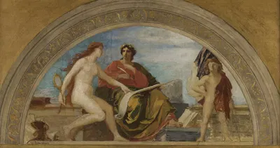 L'Histoire recueille les leçons du passé by Léon Pierre Urbain Bourgeois, 1890 — digital art print download