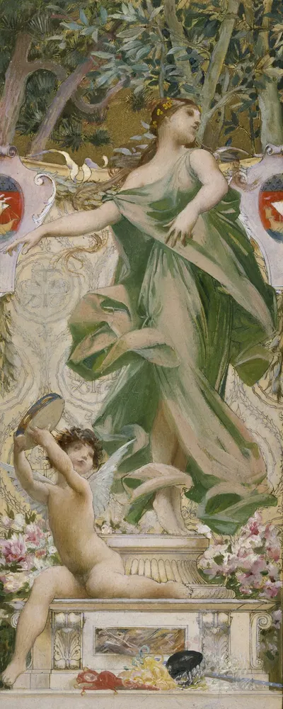 La Danse by Люк-Оливье Мерсон, 1889 — digital art print download