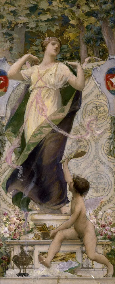 La Toilette féminine by Люк-Оливье Мерсон, 1889 — digital art print download