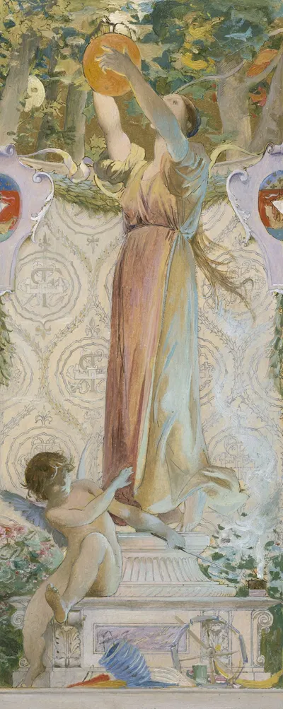 L'éclairage des fêtes by Люк-Оливье Мерсон, 1889 — digital art print download