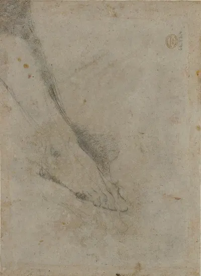 Study of Lower Leg and Right Foot by Джованни Баттиста Пьацетта, 1682–1754 — digital art print download