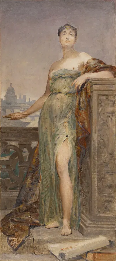 L'Architecture by Тони Робер-Флёри, 1890 — digital art print download