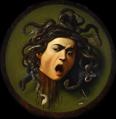 Medusa by Caravaggio, 1597-1598 — digital art print download