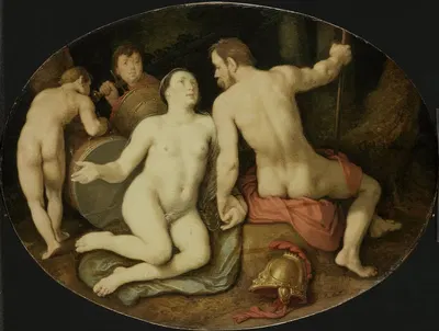Venus and Mars by Корнелис Корнелисз ван Харлем, 1628 — digital art print download