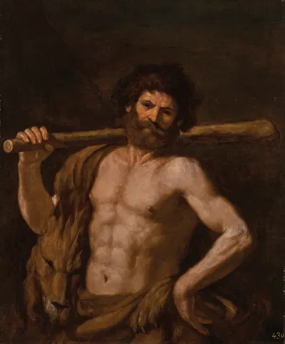 Hercules by Guercino — digital art print download