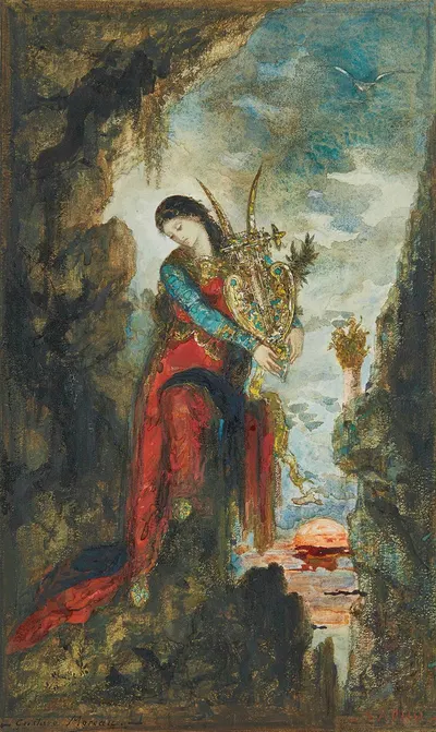 Sappho by Гюстав Моро — digital art print download