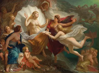 The Birth of Venus by Henri-Pierre Picou, 1874 — digital art print download