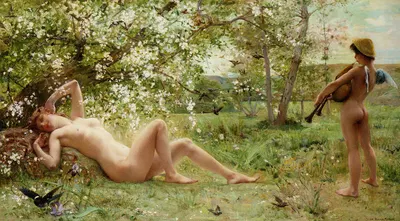 Awakening Spring by Люк-Оливье Мерсон — digital art print download