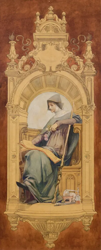 La Médecine by Люк-Оливье Мерсон — digital art print download