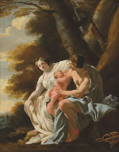 The Education of Cupid by Michel Dorigny — digital art print download