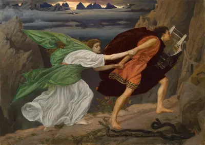 Orpheus and Eurydice by Эдвард Джон Пойнтер, 1862 — digital art print download