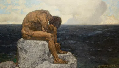 Odysseus (Sehnsucht nach der Heimat) by Alexander Rothaug — digital art print download