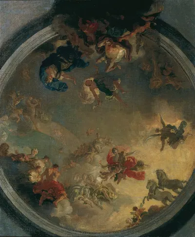 Allegorie auf den Tagesanbruch by Daniel Gran, 1723 — digital art print download