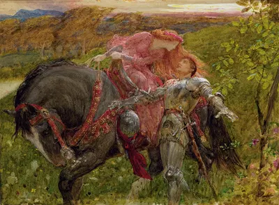 Study for 'La Belle Dame sans Merci' by Фрэнк Дикси — digital art print download