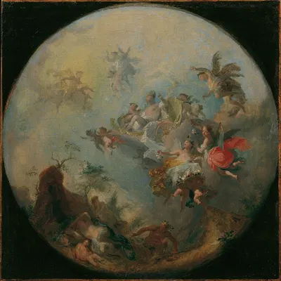 Triumph der Aurora by Франц Антон Маульберц, 1785-1786 — digital art print download