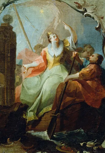 Die heilige Ursula by Franz Sigrist the elder, 1754 — digital art print download