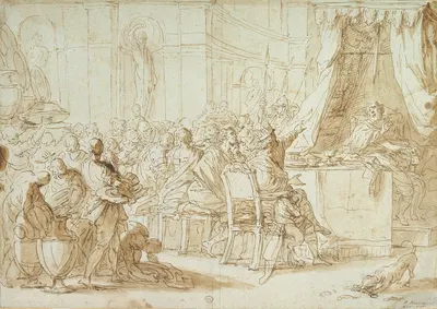 The Sword of Damocles by Giuseppe Piattoli, 1785–1807 — digital art print download