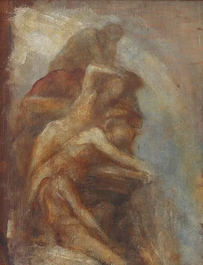 Fire, Study for the Carlton House Terrace Fresco, The Elements by Джордж Фредерик Уоттс — digital art print download