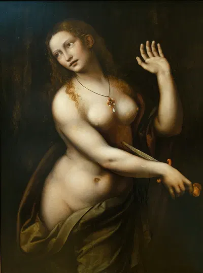 Lucrezia Romana by Giampietrino (Giovanni Pietro Rizzoli) — digital art print download
