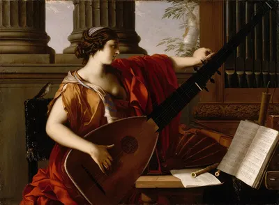 Allegory of Music by Laurent de la Hyre, 1649 — digital art print download