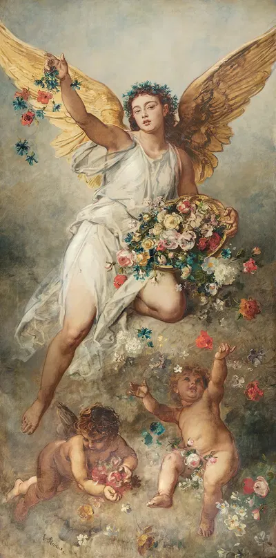 German peace by Людвиг Кнаус — digital art print download