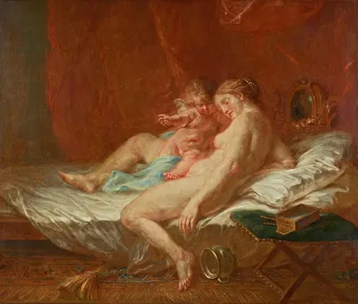 Venus und Amor by Мартин Иоганн Шмидт, 1788 — digital art print download