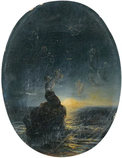 The castaway by Теодор Гюдин — digital art print download