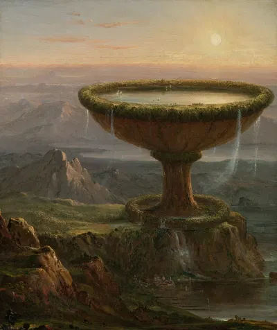 The Titan's Goblet by Thomas Cole, 1833 — digital art print download