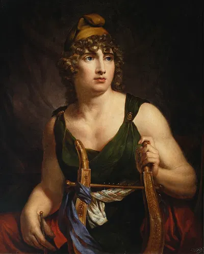 Paris in the Phrygian cap by Antoni Brodowski, 1813-1814 — digital art print download