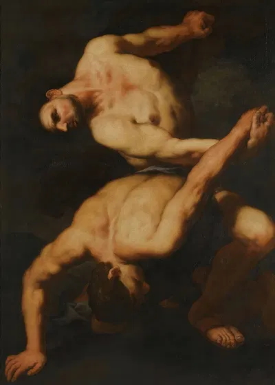 Hercules And Cacus by Антонио Занчи — digital art print download