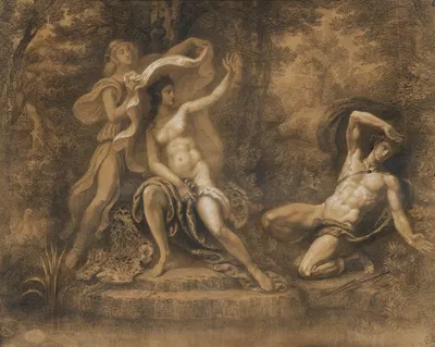Diane Et Actéon by Арман Пуан, 1920 — digital art print download