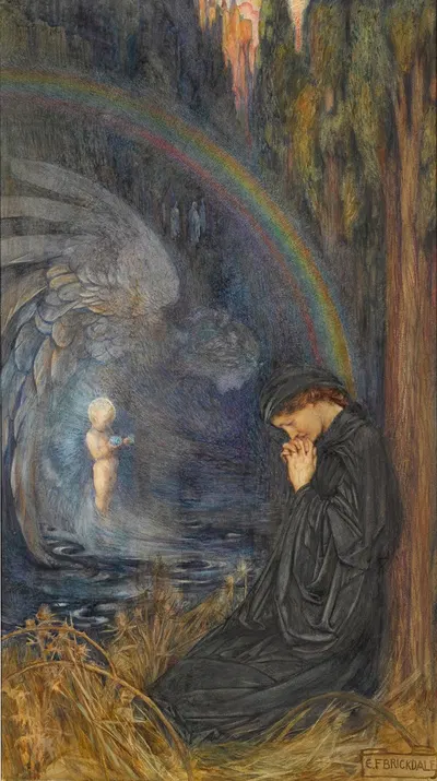 The Posthumous Child by Eleanor Fortescue-Brickdale — digital art print download