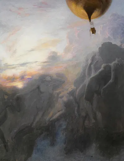 Voyage A L'infini by Эмиль Фриан, 1899 — digital art print download
