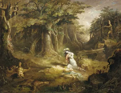 Leatherstocking's Rescue by John Quidor, 1832 — digital art print download