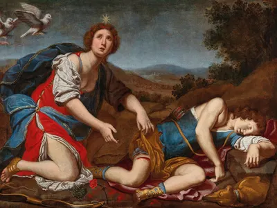 The Death of Adonis by Лоренцо Липпи — digital art print download