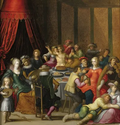 The Feast Of Bacchus by Луи де Кольери — digital art print download