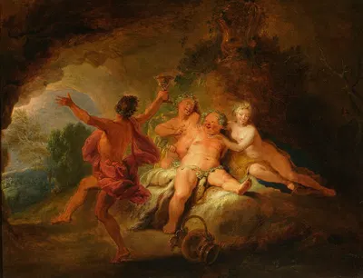 Bacchanalia by Nicolas Bertin, 1710-1720 — digital art print download