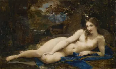 Diana Reposing by Поль-Жак-Эме Бодри — digital art print download