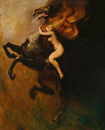 Frenzy by Władysław Podkowiński, 1893 — digital art print download