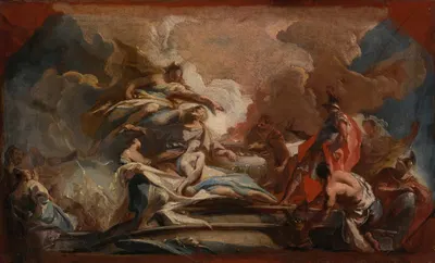 The Sacrifice Of Iphigenia by Карло Карлоне — digital art print download