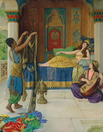 Myrrh, Aloes and Cassia by Джон Коллиер — digital art print download